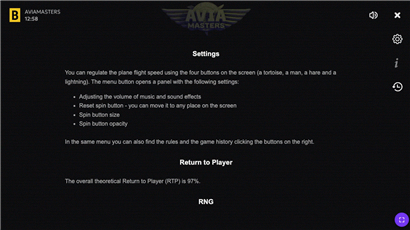 Regole di Aviamasters — pagina 2, autoplay e impostazioni